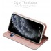 Чехол-книжка Dux Ducis Skin Pro для Samsung A21 Розовое золото