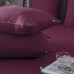 Постельное белье Страйп Сатин Однотонный на резинке CTR020, Евро, наволочки 4 шт 180*200*25 