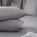 Постельное белье Страйп Сатин Однотонный CT025, 2 спальный, наволочки 4 шт  