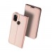 Чехол-книжка Dux Ducis Skin Pro для Samsung A21 Розовое золото