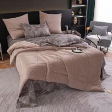Комплект постельного белья Сатин Velouria Luxe с Одеялом VL007, Евро, наволочки 4 шт  