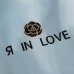Комплект постельного белья Сатин-Шелк Я IN LOVE LV008, Евро, наволочки 4 шт 