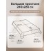 Постельное белье Однотонный Сатин Элитный OCE022, 2 спальный, наволочки 4 шт 