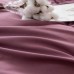 Комплект постельного белья Однотонный Сатин Вышивка CH043, 1.5 спальный, наволочки 70-70  2 шт 