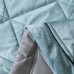 Велюровое покрывало в клетку и две наволочки OVL040, 240*260, наволочки 50-70  2 шт 