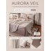 Комплект постельного белья Сатин Aurora Veil с Покрывалом AV004, Евро, наволочки 50-70  2 шт  