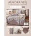 Комплект постельного белья Сатин Aurora Veil с Покрывалом AV001, Евро, наволочки 50-70  2 шт  